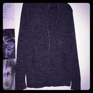 Men’s Apt 9 cable knit full zip sweater